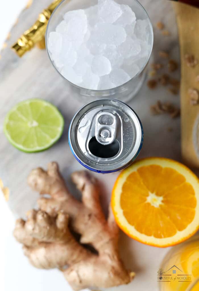 Dark and Stormy cocktail
