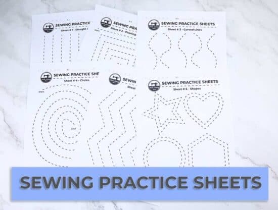 Homestead Blog Hop Feature - sewing-practice-sheets