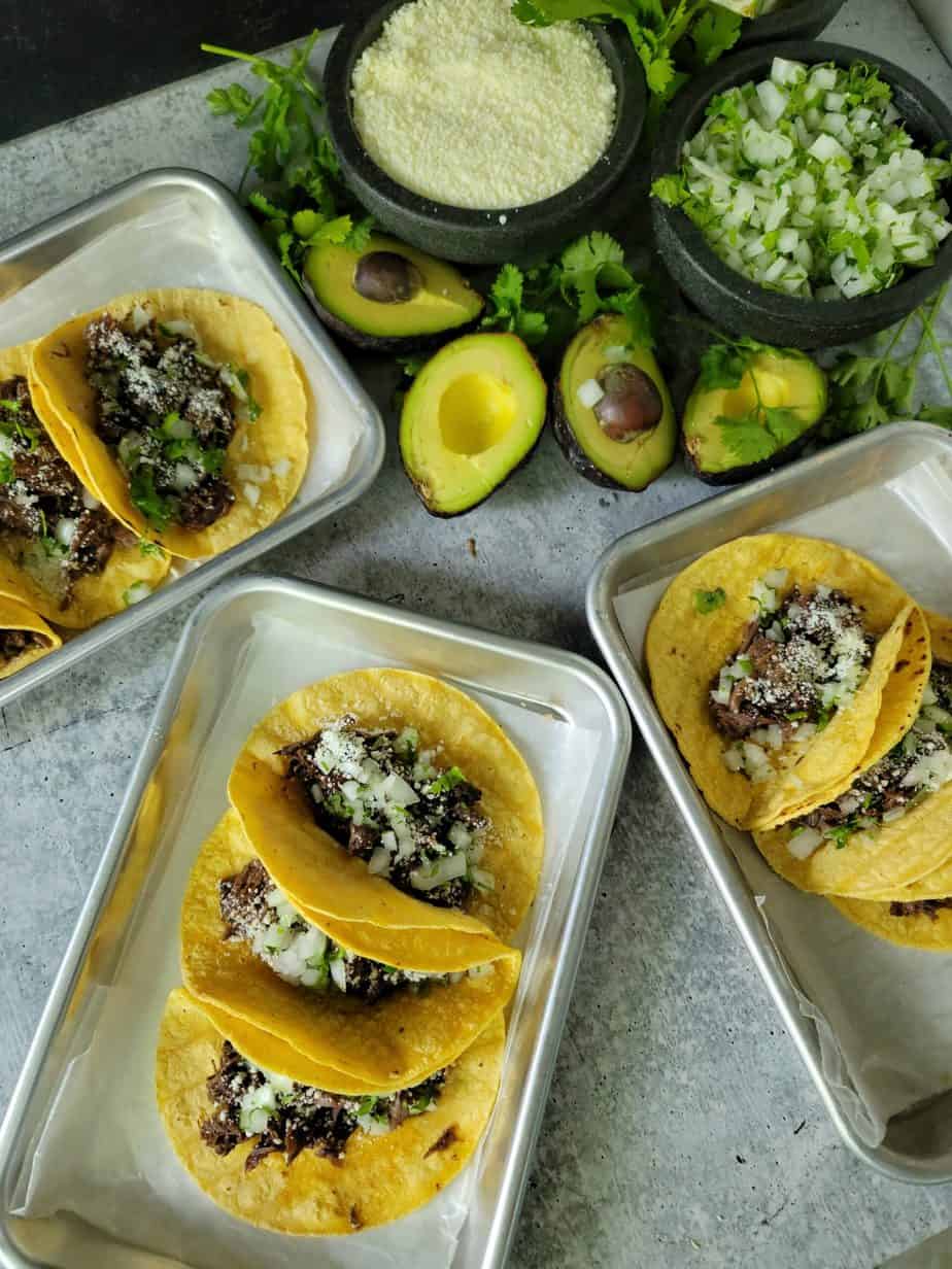 Beef Cheek Barbacoa Tacos