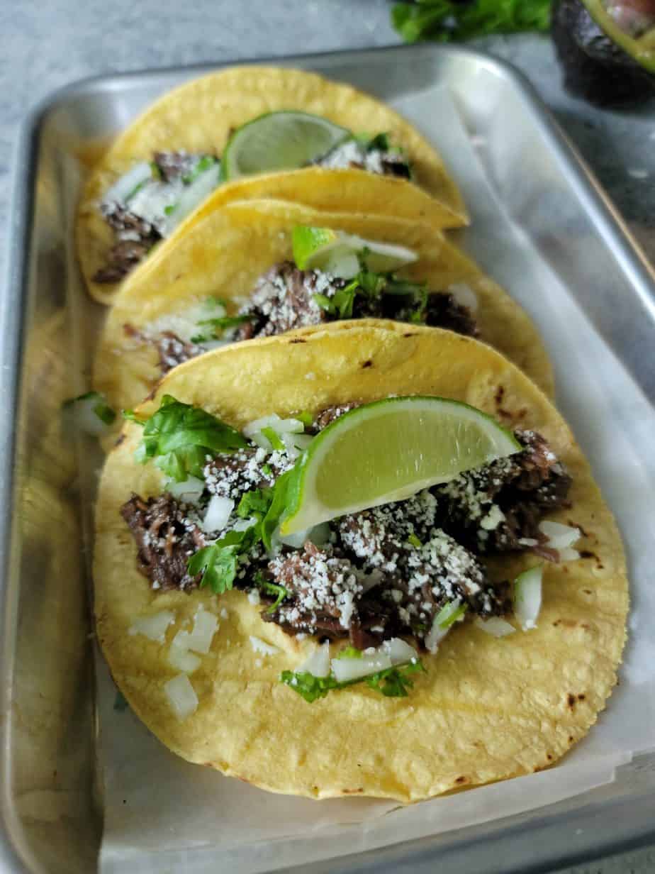 Beef Cheek Barbacoa Tacos