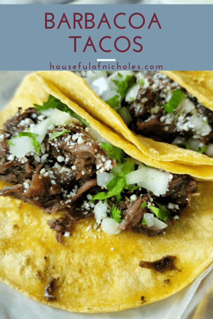 Beef Cheek Barbacoa Tacos