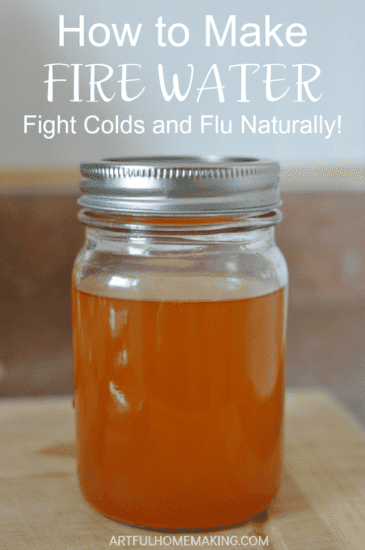 Homestead Blog Hop Feature - natural-cold-and-flu-fighter-fire-water