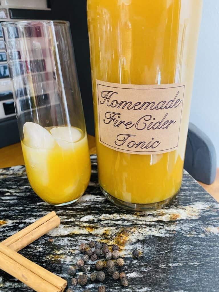 Fire Cider Health Tonic from Petite Homestead