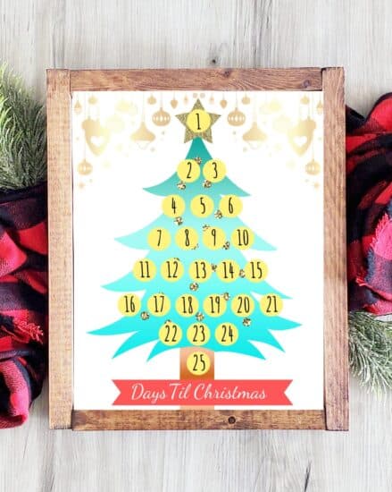 Homestead Blog Hop Feature - Free-Printable-Christmas-Countdown