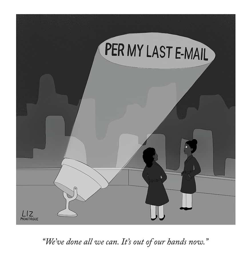 Elizabeth Montague cartoon for The New Yorker
