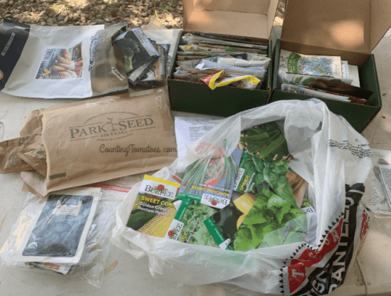 Homestead Blog Hop Feature - How to Store and Organize Seed Packets