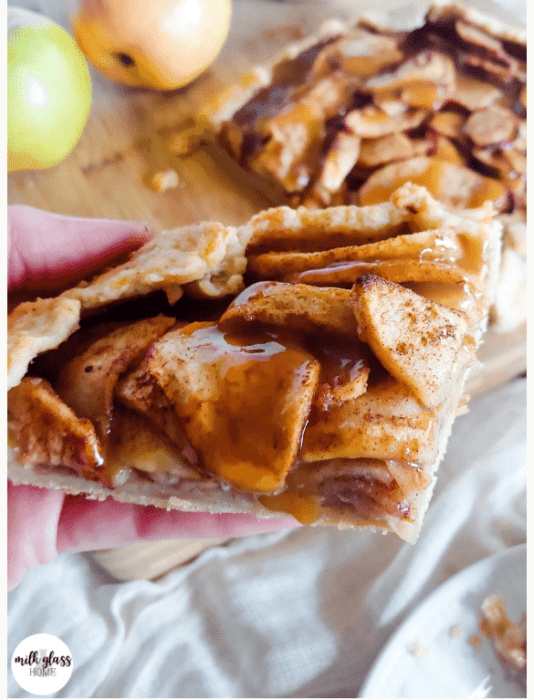 Homestead Blog Hop Feature - Carmel Apple Galette 