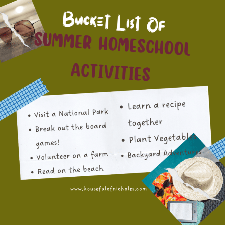Summer Learning Activities for Homeschoolers