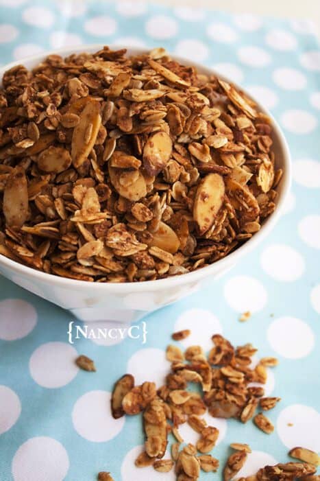 Homestead Blog Hop Feature - Vanilla Almond Granola