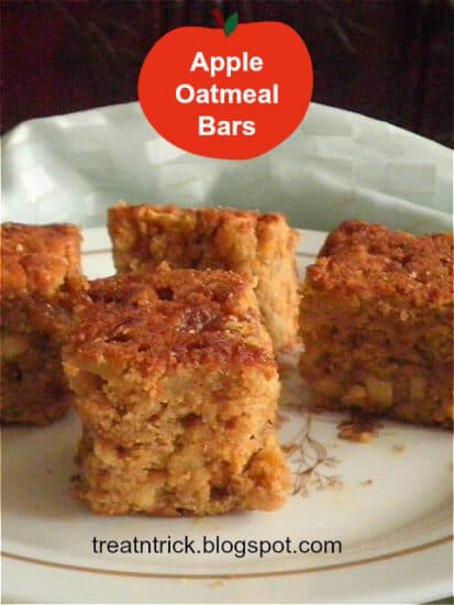 Homestead Blog Hop Feature - Apple Oatmeal Bars