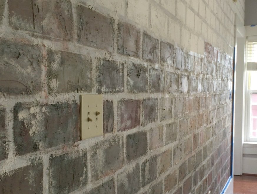 Homestead Blog Hop Feature - Realistic Faux Wall Tutorial