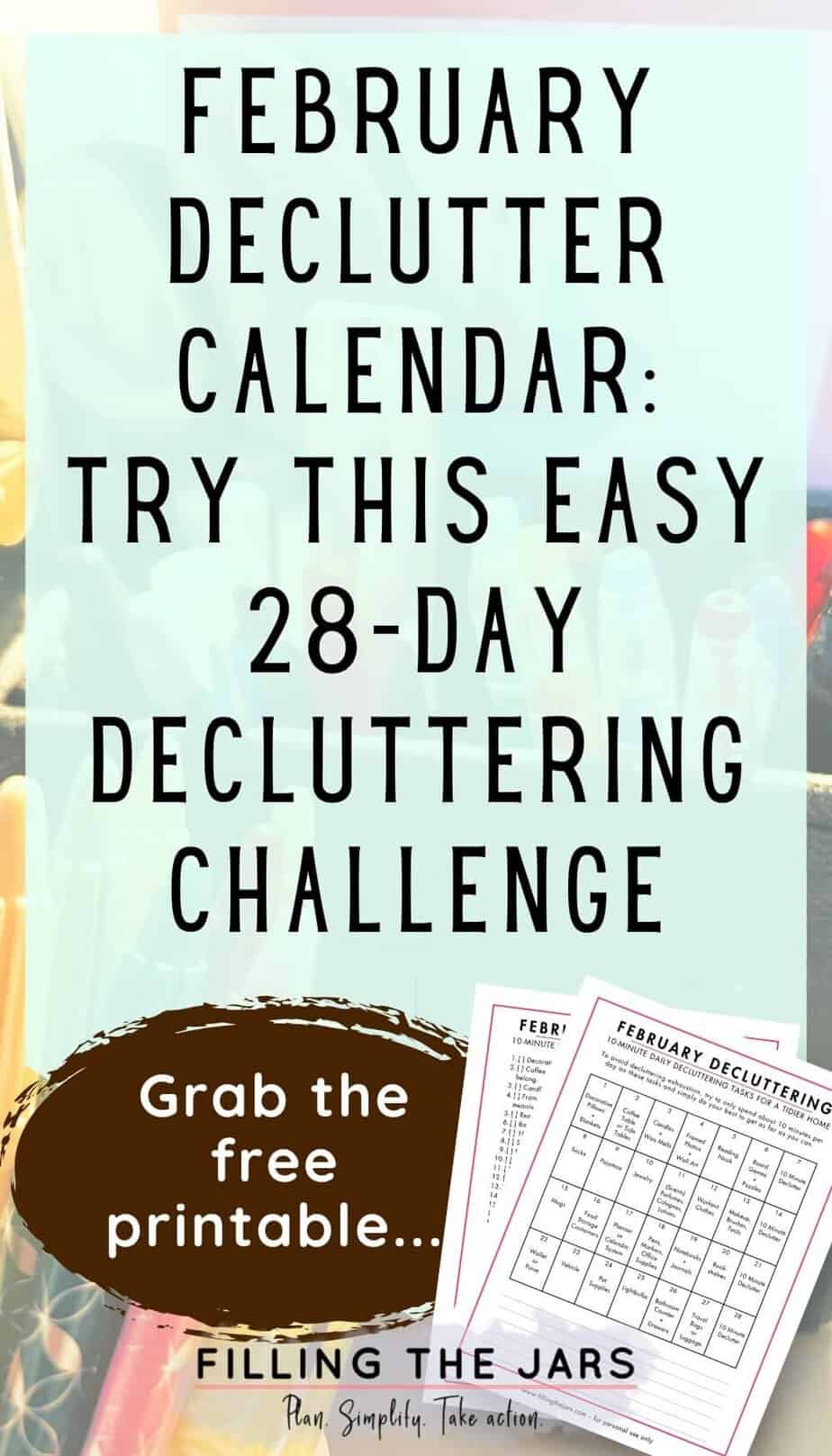 Homestead Blog Hop Feature - February Decluttering Challenge
