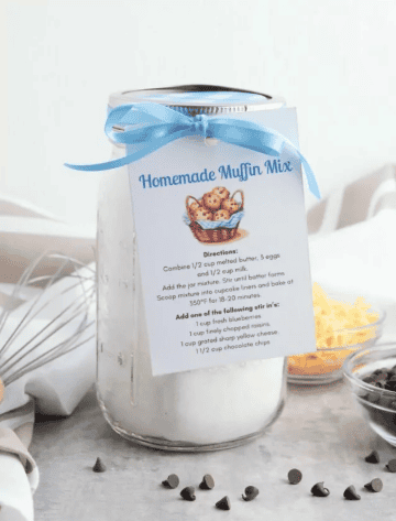 Homestead Blog Hop Feature - Homemade Muffin Mix in a Jar