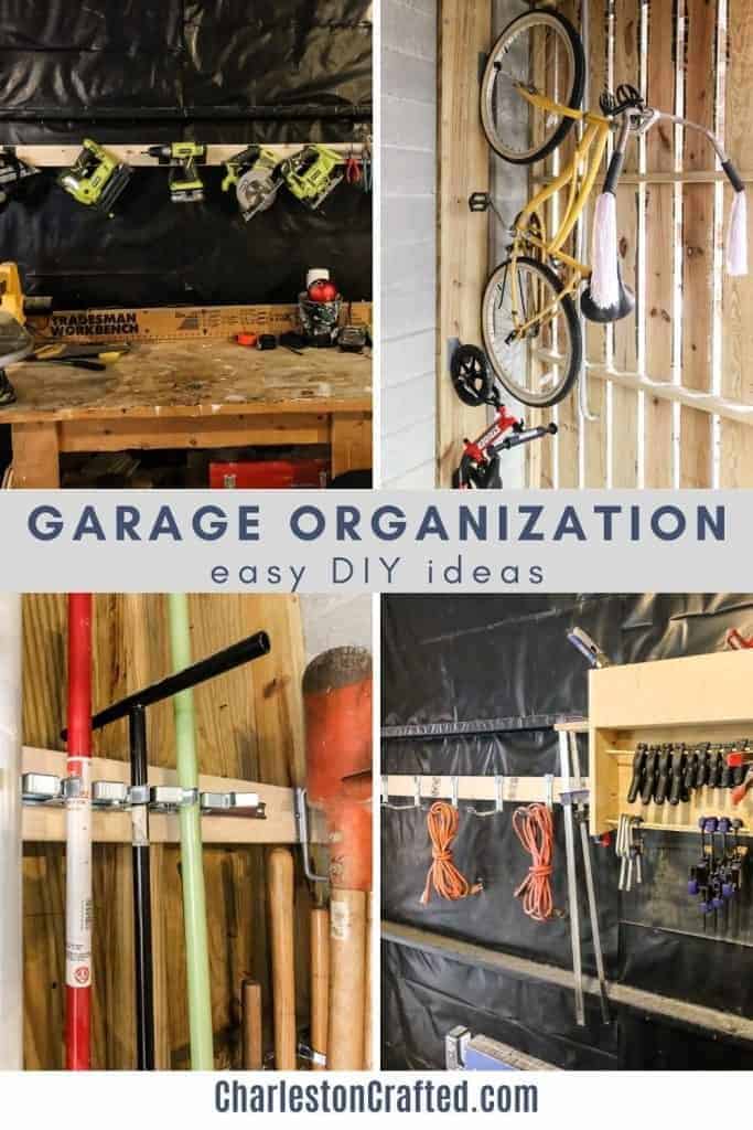Homestead Blog Hop Feature - 4 Easy DIY Garage Organization Ideas