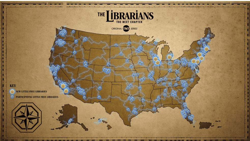 Little Free Library Partners with TNT for 'The Librarians: The Next Chapter' Premiere Celebration