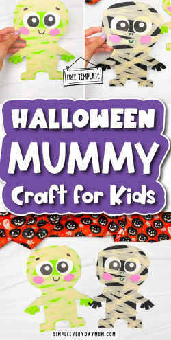 Homestead Blog Hop Feature - Halloween Mummy Craft for Kids