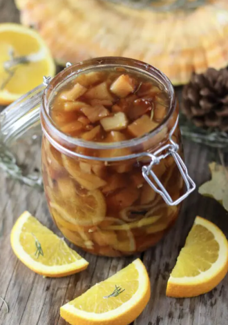 Homestead Blog Hop Feature - Chicken of the Woods Slow Cooker Dessert