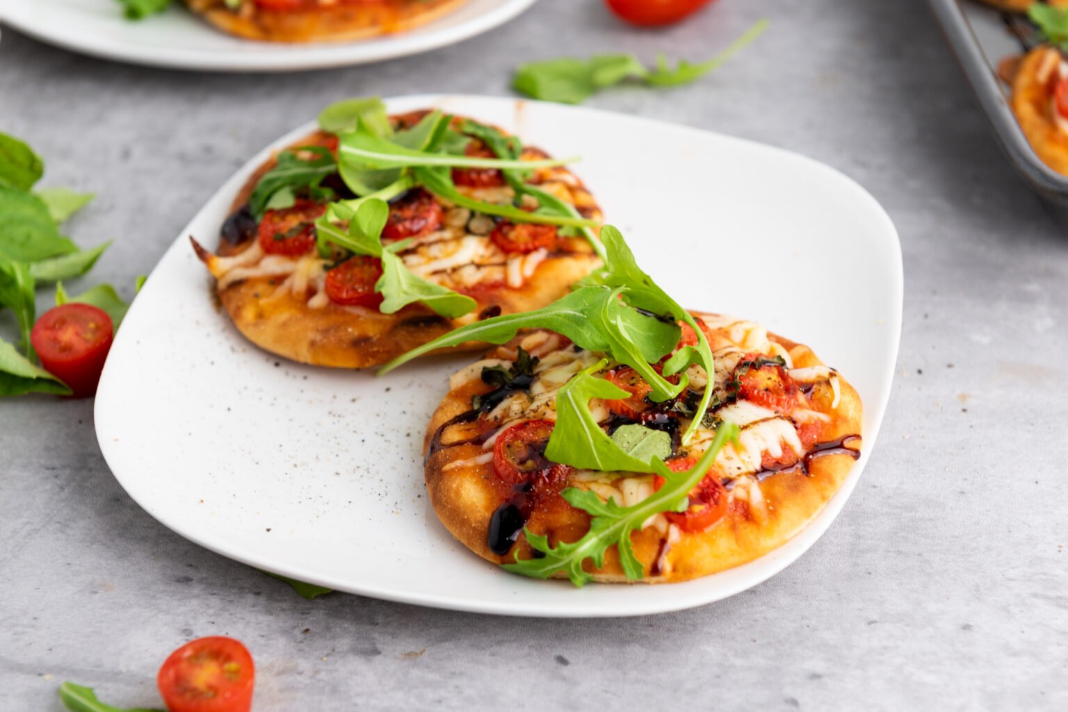 Homestead Blog Hop Feature - Mini Caprese Pizzas