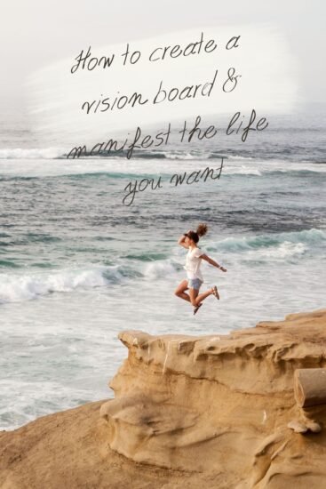 Homestead Blog Hop Feature - How to create a vision board and manifest the life you want 