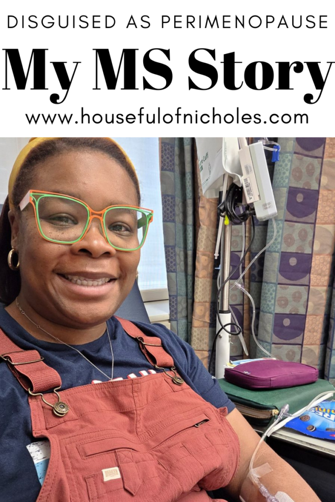 I spent six years blaming my MS symptoms on perimenopause and grief. It took a routine pituitary check to find the lesions on my brain and spine that changed everything. If you're a Black woman who has been told your fatigue, brain fog, or numbness is "just stress" — this one's for you. Click to read my full MS diagnosis story on Houseful of Nicholes.