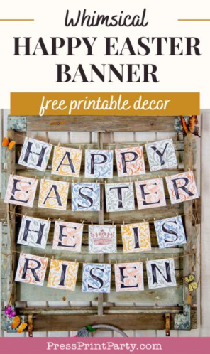 Homestead Blog Hop Feature - Easter Printable Banner