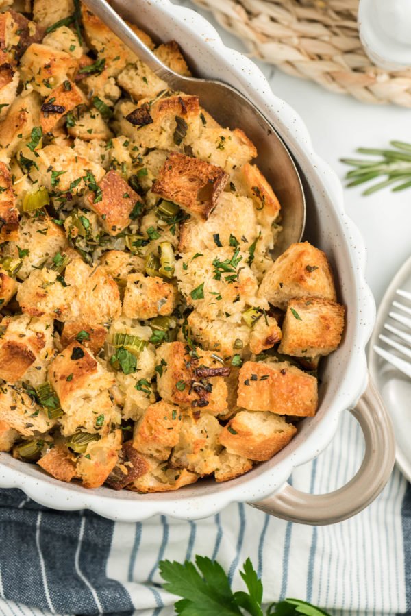 Homestead Blog Hop Feature - Sourdough Bread Stuffing