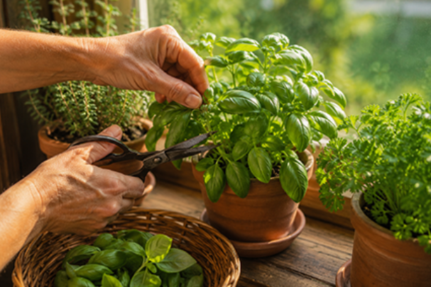 Homestead Blog Hop Feature - Know When to Harvest Herbs
